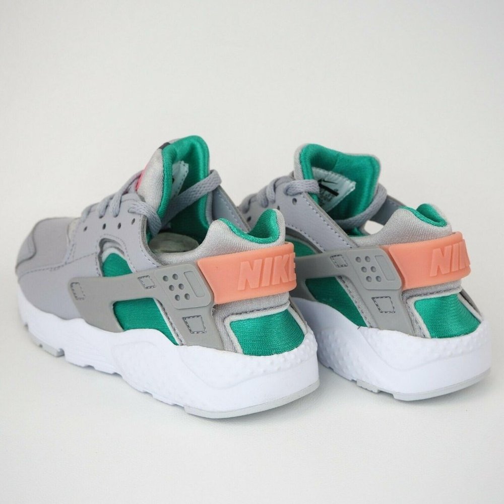 Nike Little Kids Air Huarache Running Grey White - Picture 10 of 12